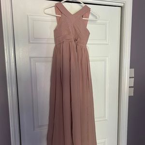 JJ’s House Dusty Rose Junior Bridesmaid dress